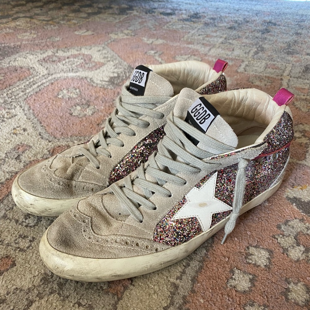 GOLDEN GOOSE - Mid Star leather sneaker - sz 40